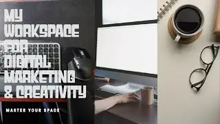 Modern Desk Setup at home & Room Tour – Calm, Cozy, Creative