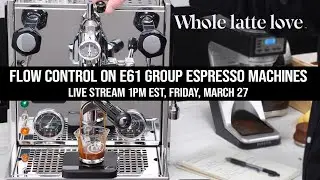 Introduction to Flow Control on E61 Group Espresso Machines
