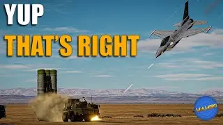 Engaging An SA-10...With Guns Only! | DCS World