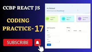 Money Manager | Coding Practice 17 | REACT JS | NxtWave | CCBP 4.0