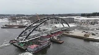 Port of Coeymans preps Portal North Bridge for journey