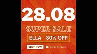 🎉 𝐄𝐥𝐥𝐚 𝐒𝐡𝐨𝐩𝐢𝐟𝐲 𝐓𝐡𝐞𝐦𝐞 𝐒𝐀𝐋𝐄 𝐀𝐥𝐞𝐫𝐭 - 30% OFF! 🎉 