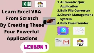 MS Excel VBA Tutorials For Beginners Lesson 1 (Writing Your First VBA Program)