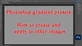 Photoshop colour gradient extraction