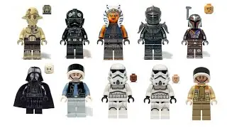 More than 600 seconds with LEGO Star Wars collectible minifigures.
