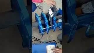 @HdpejointingManish  Hdpe pipe jointing Machine. Hdpe Pipe jointing Hydraulic machine.