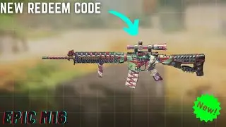 *NEW* REDEEM CODE FOR GARENA CODM | REDEEM CODE FOR EPIC M16 - ALLIGATOR ALLEY | COD MOBILE