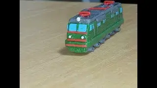 Электровоз ВЛ60к из пластилина