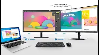 4K Монитор с Thunderbolt Samsung S27B800TGU для MacBook/Windows/Linux/Android