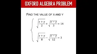 Oxford Algebra Problem