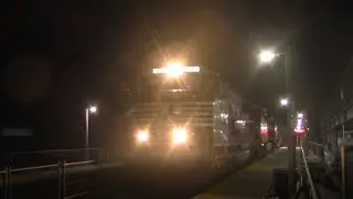 NS 23K & ED9 at N. Leominster (Ft, NS 1071 CNJ unit) 2-12-2022