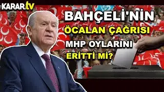 Bahçeli'nin Öcalan çağrısı MHP oylarını eritti mi? | Anketler şaşırttı!
