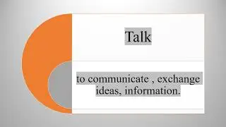 Talk and its synonyms