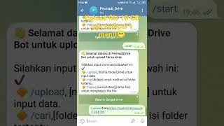 Bot Telegram Untuk Upload File Ke Google Drive