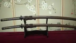Pair swords black & Red