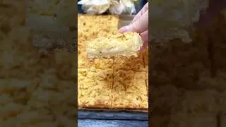 Рецепт тёртого пирога с начинкой из творога и яблок 