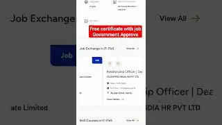 IT field free All courses certificate with job Backend and frontend 😍 Apply 