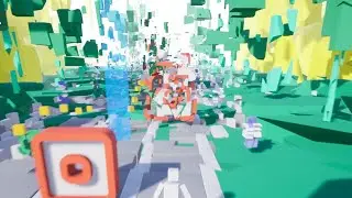 Fractured world shader - Untitled Endless Runner on Unreal Engine 4