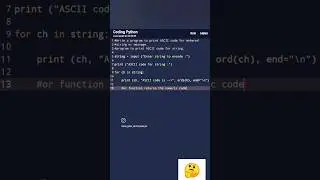 program to print ASCII code for string in python. 