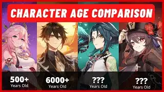 All Characters Age Comparison  | Genshin Impact Comparison