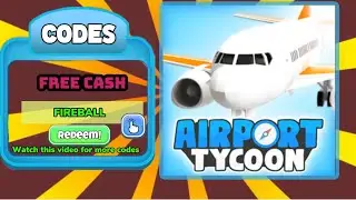 Roblox Airport tycoon Codes *GET FREE CASH * try a free code in the thumbnail.