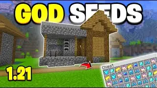 This SEED Has 5 BLACKSMITHS 🔥 at Spawn 🤩 (God Seeds For MCPE 1.21+)