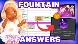 *NEW* ROYALE HIGH EVENINGFALL HALO 2024 FOUNTAIN ANSWERS!| HOW TO WIN THE HALO!