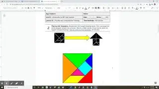 Google Drawings - Tangram Demonstration