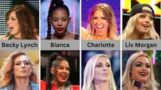 WWE Women Superstars Then and Now