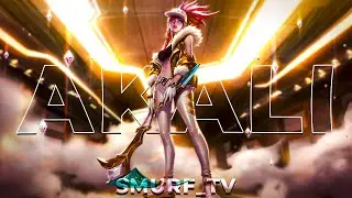 AKALI DESTROYS THE TOP ON A NEW ACCOUNT! | Smurf_tv compilation