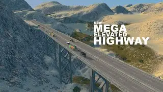BUILDING A NEW MEGA ELEVATED HIGHWAY | Cities Skylines