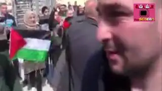 مواجهات بين جنود الإحتلال والشعب الفلسطيني ورفع علم فلسطين في الخليل