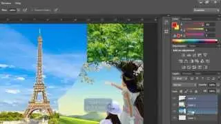 Photoshop Tutorial : Using Auto Blend in Photoshop CS6