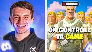 300 ABONNÉS CONTRÔLENT MA PARTIE FORTNITE (vous êtes les pires...😭)