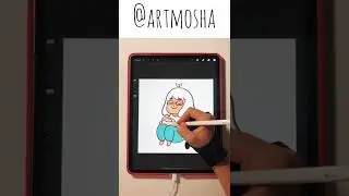 Рисуем вместе с Мошей ❤️￼