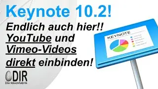 Tutorial Apple Keynote 10.2! Endlich auch hier Youtube- und Vimeo-Videos einbinden!