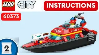 LEGO 60373 Fire Rescue Boat Building instructions - LEGO® City