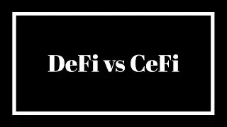 How does Decentralized Finance differ from Centralized Finance?