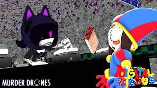 Uzi & Pomni are in Freddy's Fazbear Pizza from GLITCHX (Animation)