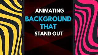 Animating Background That Stand Out: Tips and Techniques for After Effects