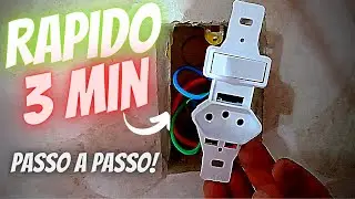 COMO  INSTALAR  TOMADA  E  INTERRUPTOR  PASSO  A  PASSO  NA  PRATICA