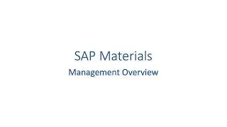 1.1  SAP MM Process Overview (Free & Full Course)