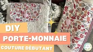 Porte-cartes + porte-monnaie : Tuto couture ultra simple 👛