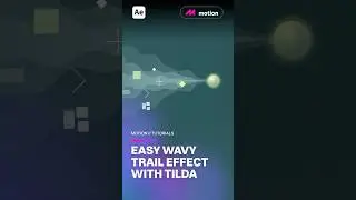 Easy Wavy Trail Effect with Tilda in After Effects! 