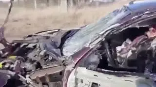 Расстрел машины с пожилой семейной парой в Украине