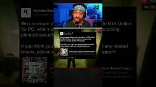 GTA V PC got hacked. Stay safe folks 🙏🏾