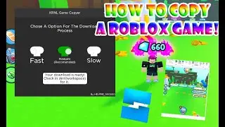 How to Copy A Roblox Game?!
