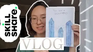 VLOG: день из жизни, творчество, курс на Skillshare