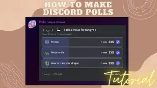 How to make discord polls | discord tutorial | 2024  | no bots needed