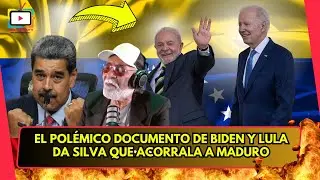 El polémico documento de Biden y Lula da Silva que acorrala a Maduro